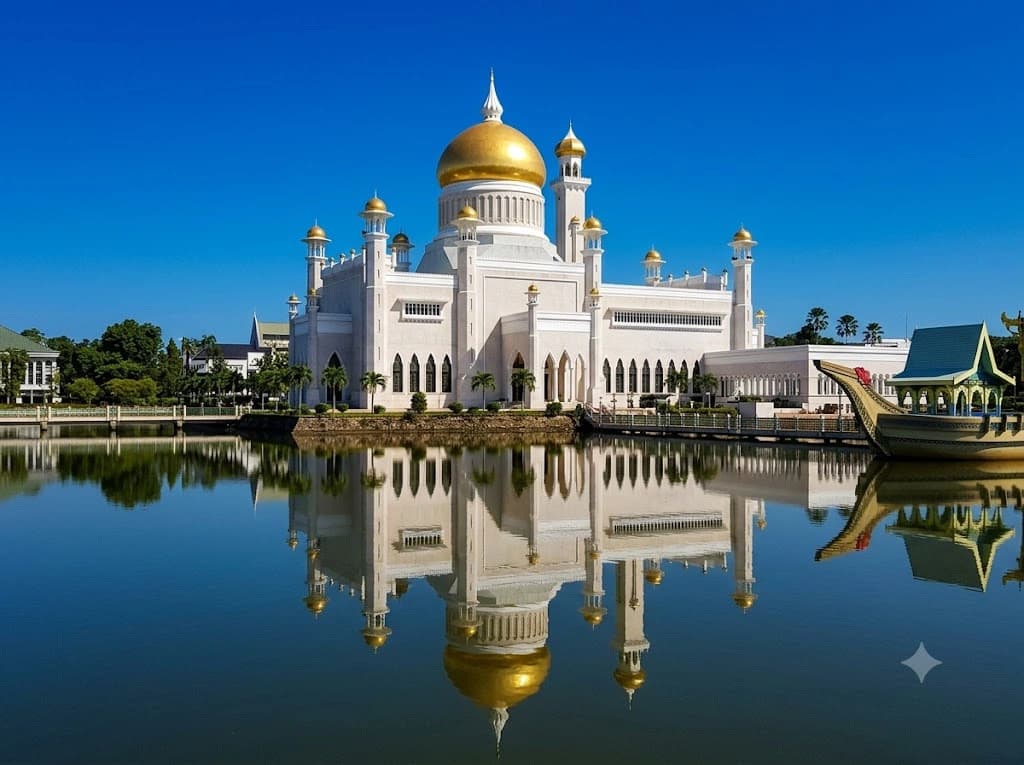 Brunei Royal Mosque Heritage & Water Village